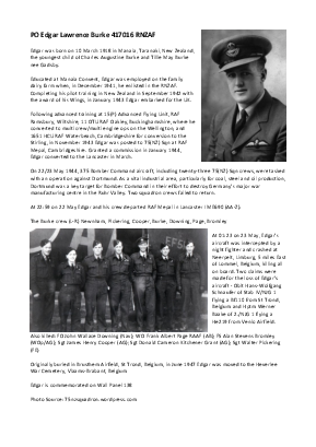 A preview of a PDF biography for Burke, Edgar Lawrence